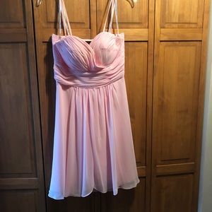 Pink party dress
